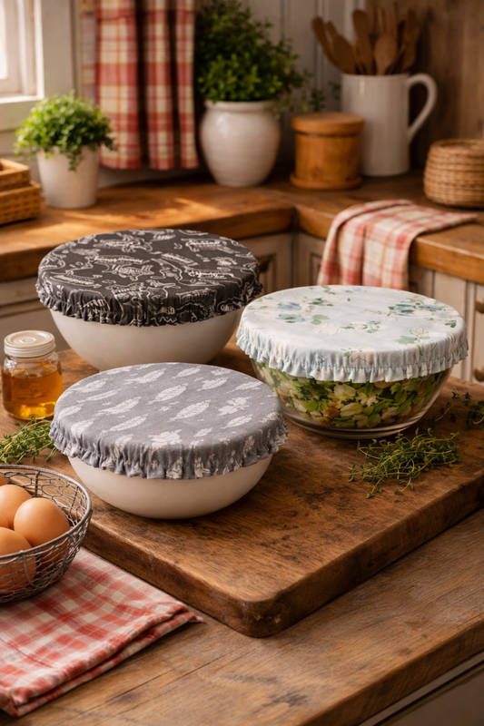 Fabric Bowl Covers, 10”