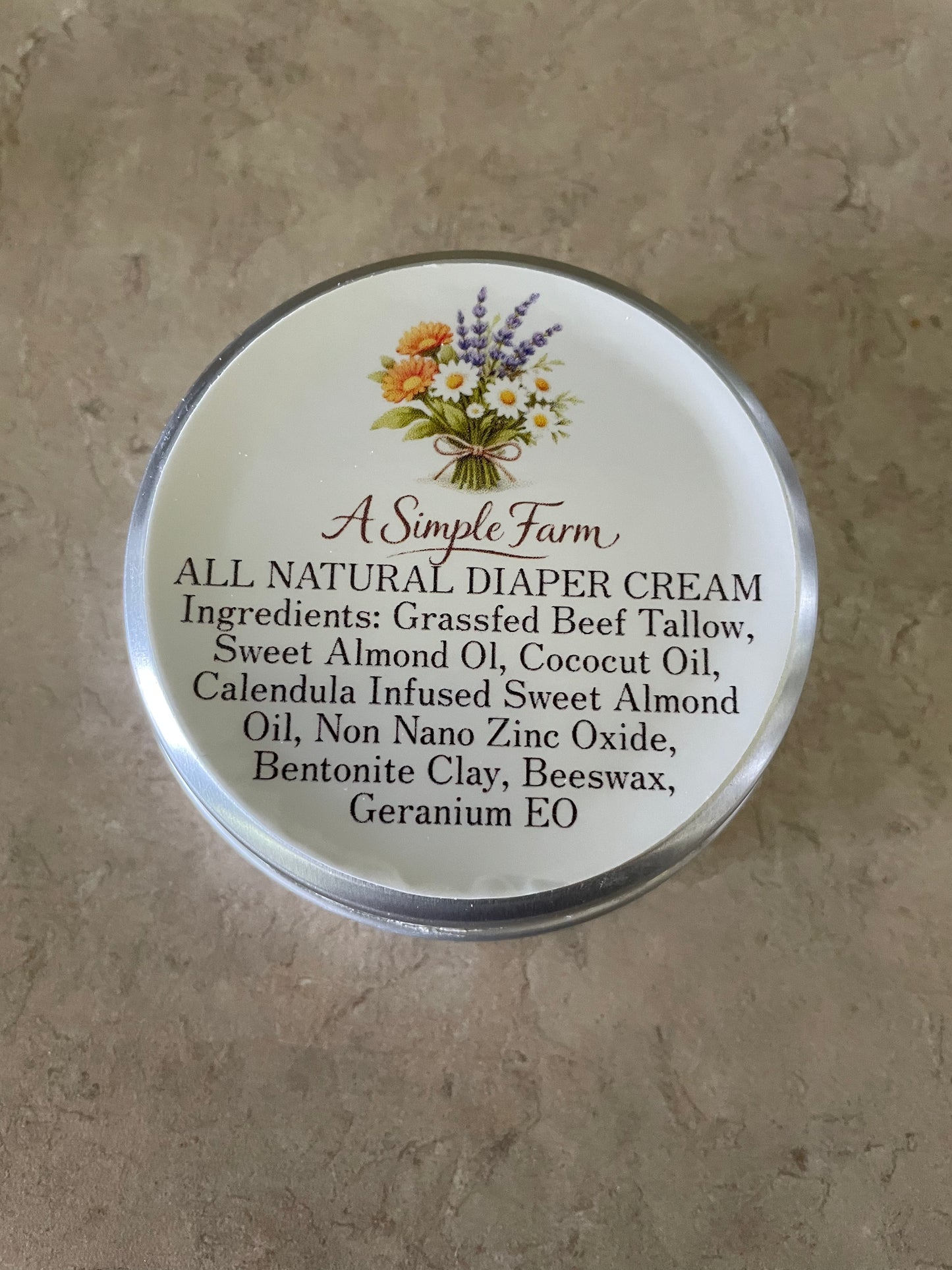 Natural Diaper Cream