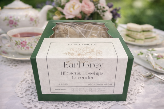 Earl Grey, Hibiscus, Rosehips & Lavender (ORGANIC)