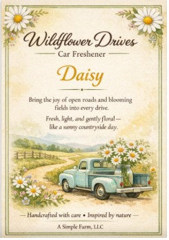 Wildflower Drives, Car Freshener